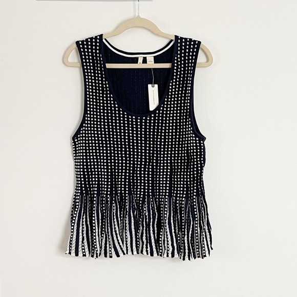 Anthropologie Moth Ostinato Peplum Sweater Tank - Picture 3 of 4